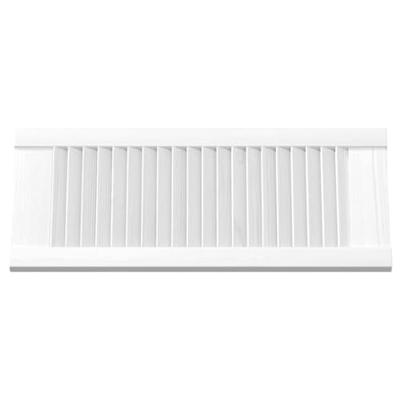 Kastdeuren louvredesign 4 st 61,5x29,5 cm wit