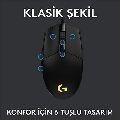 Logitech G G102 Zwart Gaming muis Logitech G G102 Zwart Gaming muis