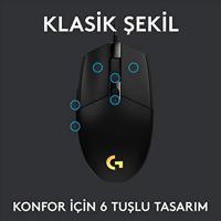 Logitech G G102 Zwart Gaming muis - thumbnail