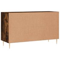 Dressoir 100x36x60 cm bewerkt hout gerookt eikenkleurig - thumbnail