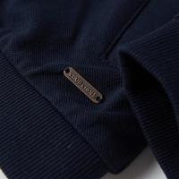 Kindervest met rits 116 marineblauw - thumbnail