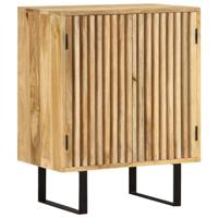 Dressoir met 2 deuren 55x35x70 cm massief mangohout - thumbnail