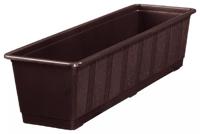 Balkonbak standaard bruin 80 cm - thumbnail