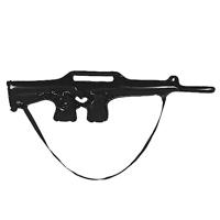 Opblaasbaar Swat geweer - thumbnail