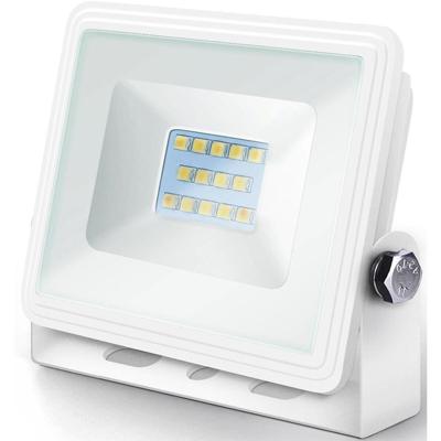 LED Bouwlamp 10W - Natuurlijk Wit 4000K - Waterdicht IP65 - Aluminium