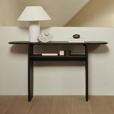 Ethnicraft Sidetable 'PI' Gevernist Mahoniehout, 130cm, kleur Donkerbruin Ethnicraft Sidetable 'PI' Gevernist Mahoniehout, 130cm, kleur Donkerbruin