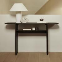 Ethnicraft Sidetable 'PI' Gevernist Mahoniehout, 130cm, kleur Donkerbruin - thumbnail