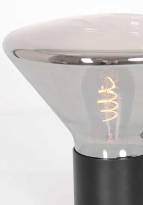 Steinhauer TafellampAmbiance zwart met smoke glas - 3401ZW