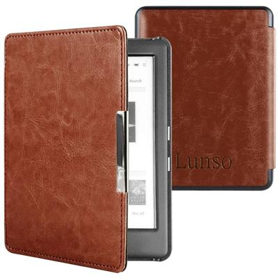 Lunso Kobo Glo / Glo HD / Touch 2.0 hoes (6 inch) - sleepcover - Bruin Lunso Kobo Glo / Glo HD / Touch 2.0 hoes (6 inch) - sleepcover - Bruin