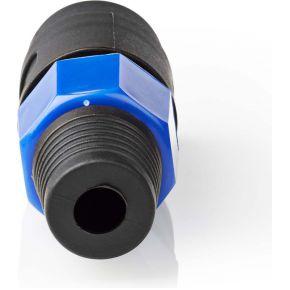 Nedis COTP16901BK Luidsprekerconnector Luidspreker 4-pins Male Zwart