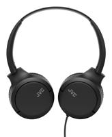 JVC HA-S33UC-B USB-C on-ear hoofdtelefoon, zachte oorkussens, opvouwbaar, met microfoon en 3-knops afstandsbediening, eenzijdige kabel, zwart - thumbnail
