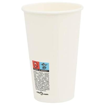 VidaXL Papieren koffiekopjes met deksel 1000 st 16oz 400 ml