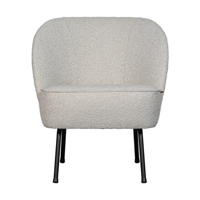 WOOOD Fauteuil 'Vogue' Bouclé, kleur Naturel