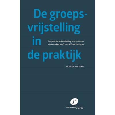 De groepsvrijstelling in de praktijk (Paperback)