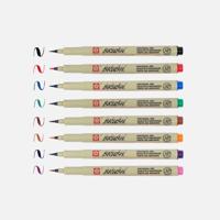 Sakura bruhspen Pigma Brush, zwart - thumbnail