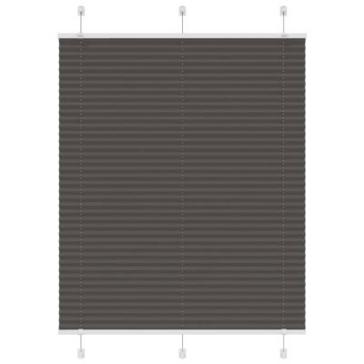 Pliss rolgordijn 105x100cm stofbreedte 104,4cm polyester zwart Pliss rolgordijn 105x100cm stofbreedte 104,4cm polyester zwart