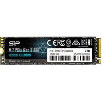 Silicon Power sp002tbp34a60m28 ace a60 ssd, 2 tb, pcie gen3x4, nvme 1.3, slc, 2200/ 1600 mb/s, hmb - thumbnail