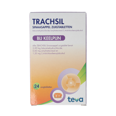 Trachsil sinaasappel 24 Zuigtabletten