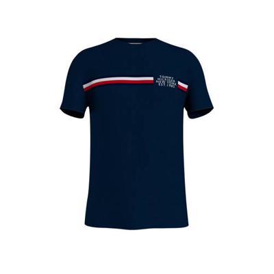 Tommy Hilfiger T-shirt met logo donkerblauw Tommy Hilfiger T-shirt met logo donkerblauw