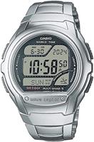 Casio WV-58DE-1AVEG Horloge Zendergestuurd (l x b x h) 53.4 x 43.7 x 12 mm Zilver Materiaal (behuizing): RVS, Hars Materiaal (armband): RVS - thumbnail