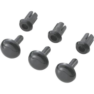 TRU COMPONENTS TC-SRR-465K203 TC-10820824 Splijtnagel Schachtdiameter 4 mm Zwart 1000 stuk(s)