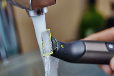 Philips QP6551/15 OneBlade Pro Face and Body Trimmer Chroom/Groen