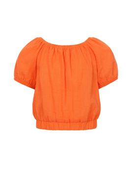 10Sixteen Fancy Blouse Top Tangerine