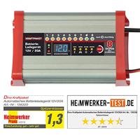 Dino KRAFTPAKET KFZ Batterieladegerät 20A-12V mit Camping-, Nacht-und Memory-Speicher Druppellader 12 V 20 A - thumbnail