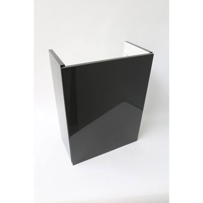 INK Fontein Contra Onderkast Rechtsdraaiend Greeploos Gelakt Hoogglans Antraciet 40x22x52 cm