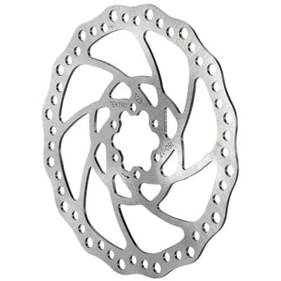 Kt Tero tr203-17 remschijf rotor ø203mm 2.3mm 6-punt zilver