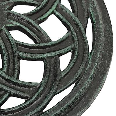 VidaXL Parasolvoet 44x44x31 cm gietijzer groen