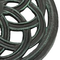 VidaXL Parasolvoet 44x44x31 cm gietijzer groen - thumbnail