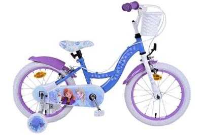 Volare Disney frozen 2 kinderfiets - meisjes - 16 inch - blauw/paars - twee handremmen