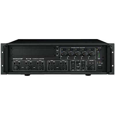 Monacor PA-1120 PA-versterker 120 W 1-kanaals 5 zones