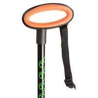 Flexfoot wandelstok met ovalen handvat zwart 70-96 cm - thumbnail