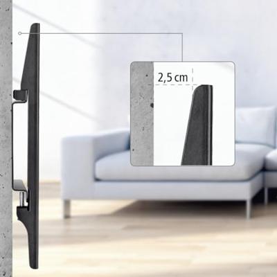 Hama tv-muurbeugel vast voor schermen tot 117 cm zwart - thumbnail