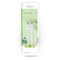 Coaxkabel 90 dB | IEC (Coax) Male - IEC (Coax) Female | 5,0 m | Wit - thumbnail