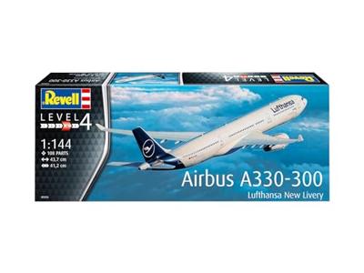 Revell 03816 Airbus A330-300 - Lufthansa New Livery Vliegtuig (bouwpakket) 1:144 Revell 03816 Airbus A330-300 - Lufthansa New Livery Vliegtuig (bouwpakket) 1:144