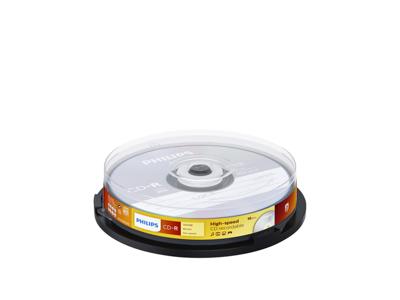 Philips CR7D5NB10/00 CD-R Blanks 80 min 52x 700MB 10 spindels