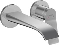 Hansgrohe Wastafelmengkraan Vivenis 2-gats Wandkraan 19.5 cm Chroom - thumbnail