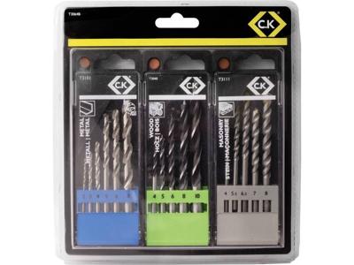 C.K T3064B Universeel boor assortiment 16-delig