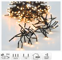 Kerstverlichting LED cluster 2016 lampjes 14,6m, warm wit - thumbnail