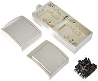 Busch-Jaeger 2CKA001684A0328 Wandcontactdoos met randaarde Inzetstuk Zuiver wit (RAL 9010), Wit 1 stuk(s) - thumbnail