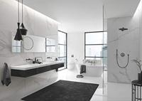 Closetborstelset GROHE Essentials New Muurbevestiging Hard Graphite Geborsteld - thumbnail