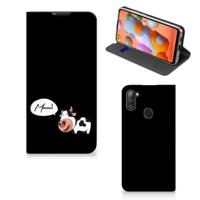 Samsung Galaxy M11 | A11 Magnet Case Cow - thumbnail