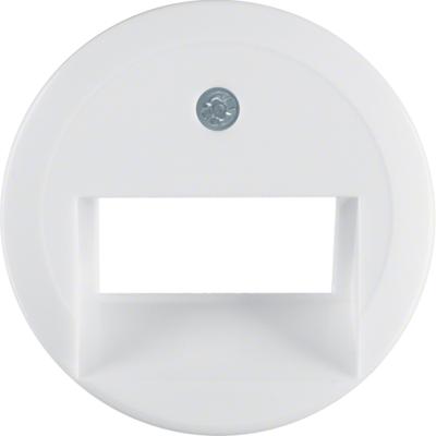 Centraalplaat UAE doos 2 x RJ45 Berker 1930 polar wit 1409