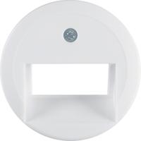 Centraalplaat UAE doos 2 x RJ45 Berker 1930 polar wit 1409 - thumbnail