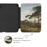 Lunso Kobo Clara BW / Clara Colour hoesje (6 inch) - Vegan Saffiano Leren Sleep Cover - Italian Landscape - thumbnail