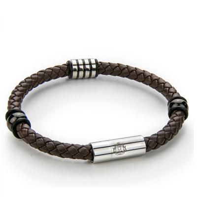 Monomen Men's Genuine Nappa Leather Bracelet MM10828SO Monomen Men's Genuine Nappa Leather Bracelet MM10828SO
