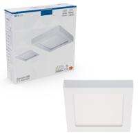 LED's Light Inbouw/Opbouw LED Plafondlamp CCT Ø 20 cm vierkant - Dimbaar - warm en koud wit - Zaagmaat 200×200mm - Wit - thumbnail